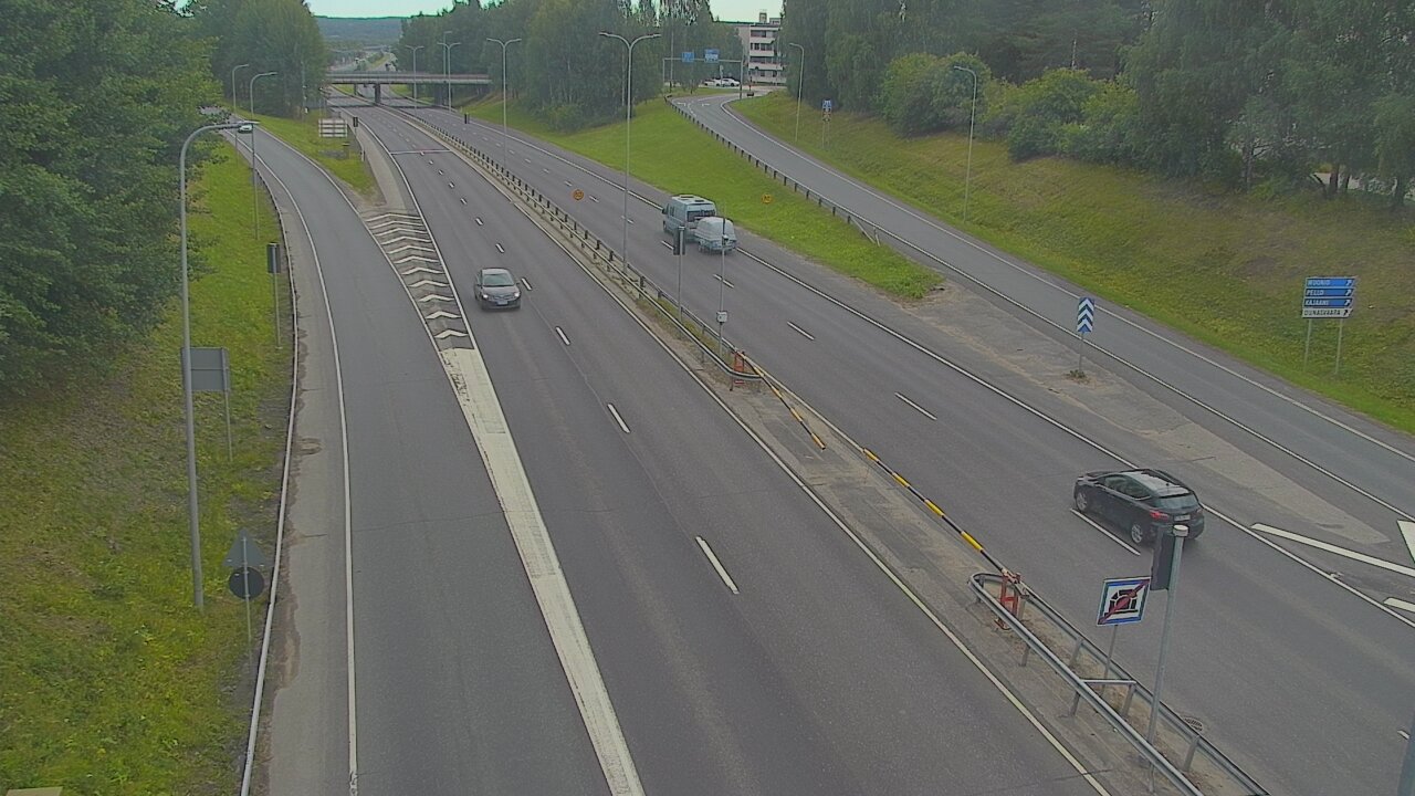 Weather Camera Image Road 4, Rovaniemi, Revontuli pohjoinen, Rovaniemi, Lappi