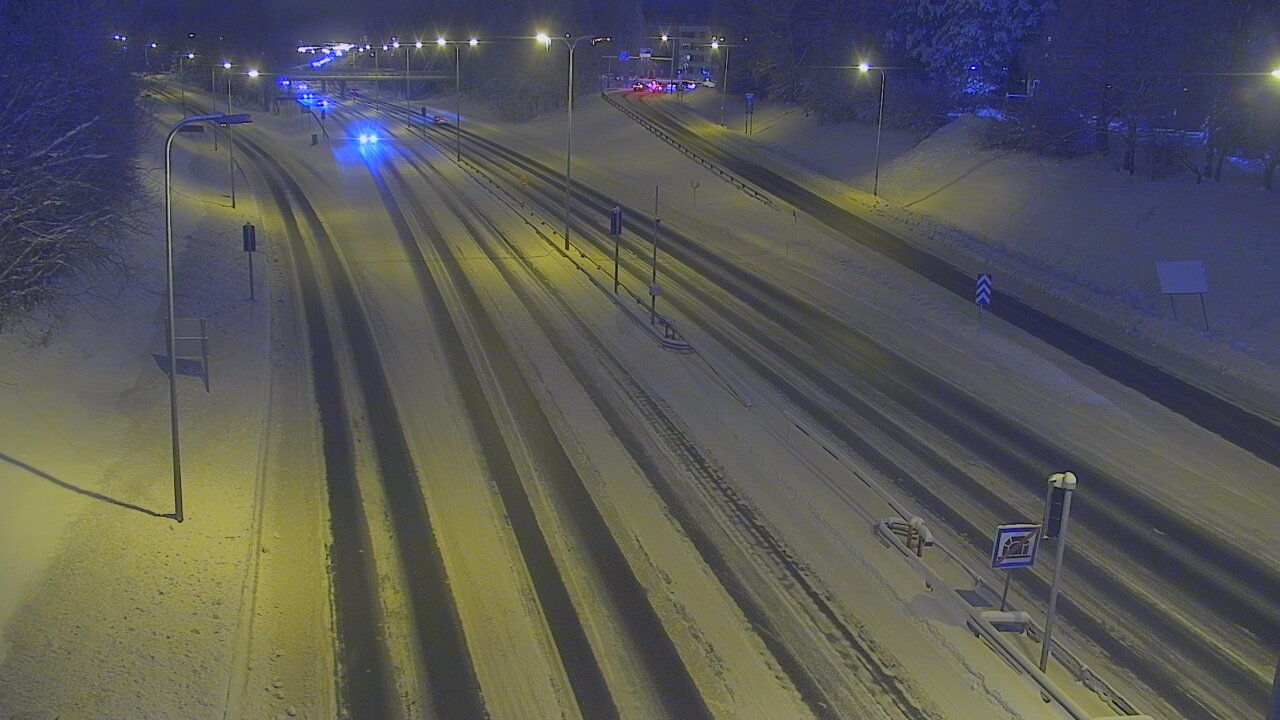 Weather Camera Image Väg 4, Rovaniemi, Revontuli pohjoinen, Rovaniemi, Lappi