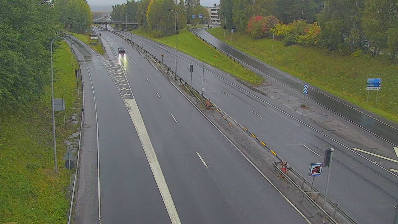 Weather Camera Image Väg 4, Rovaniemi, Revontuli pohjoinen, Rovaniemi, Lappi