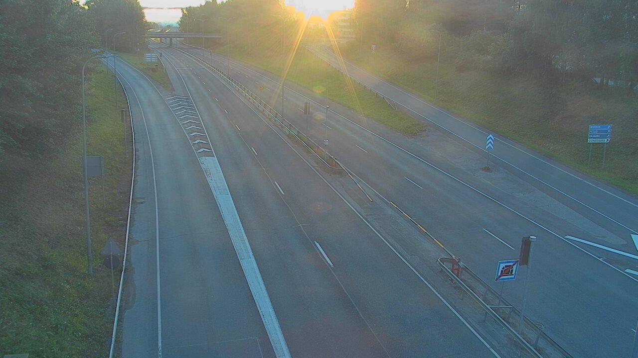 Weather Camera Image Road 4, Rovaniemi, Revontuli pohjoinen, Rovaniemi, Lappi