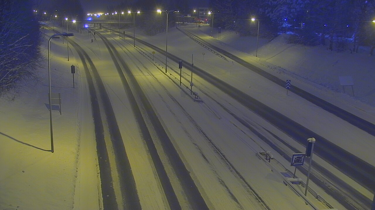 Weather Camera Image Road 4, Rovaniemi, Revontuli pohjoinen, Rovaniemi, Lappi