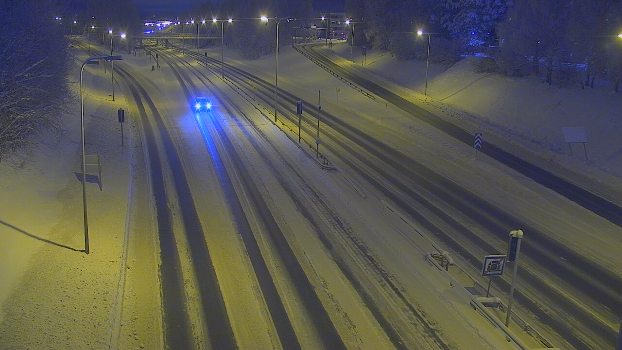 Weather Camera Image Väg 4, Rovaniemi, Revontuli pohjoinen, Rovaniemi, Lappi