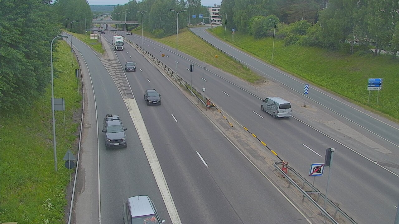 Weather Camera Image Väg 4, Rovaniemi, Revontuli pohjoinen, Rovaniemi, Lappi
