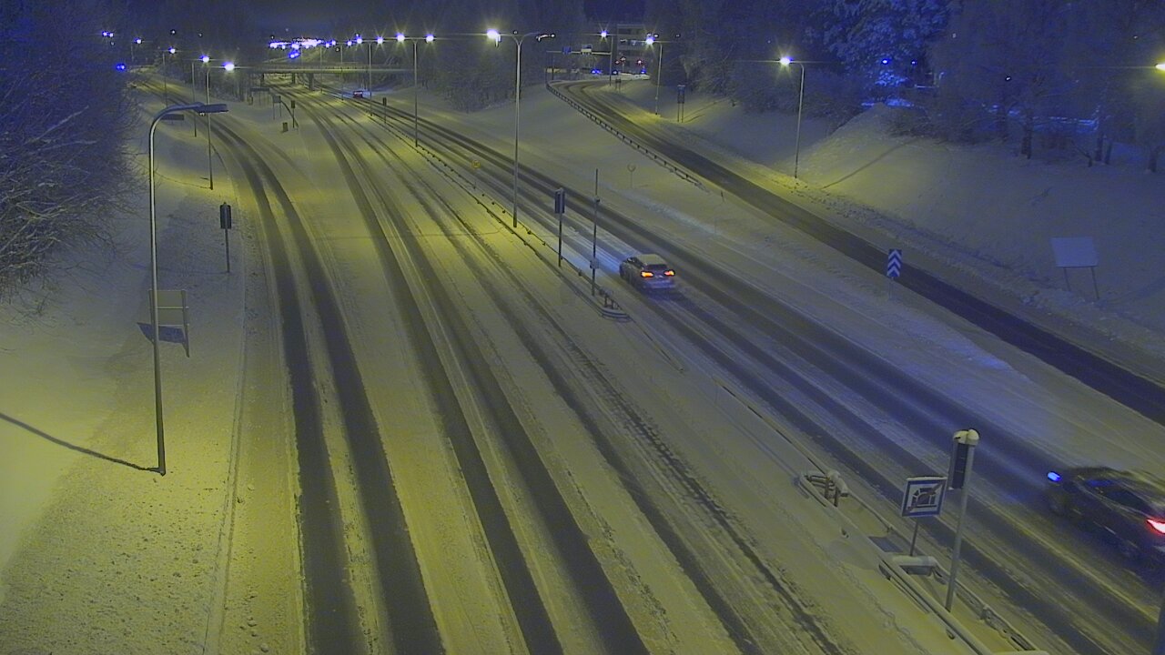 Weather Camera Image Väg 4, Rovaniemi, Revontuli pohjoinen, Rovaniemi, Lappi