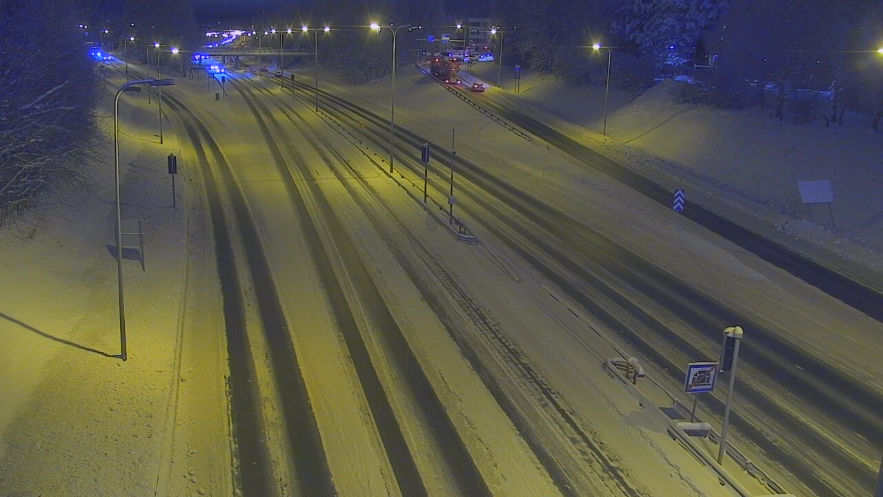 Weather Camera Image Väg 4, Rovaniemi, Revontuli pohjoinen, Rovaniemi, Lappi