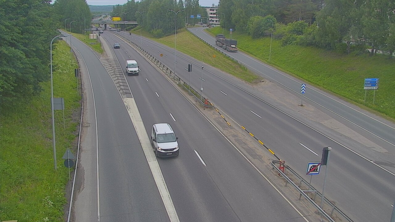 Weather Camera Image Väg 4, Rovaniemi, Revontuli pohjoinen, Rovaniemi, Lappi