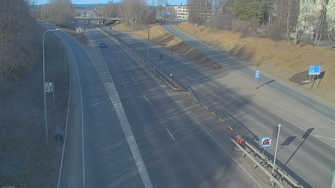 Weather Camera Image Väg 4, Rovaniemi, Revontuli pohjoinen, Rovaniemi, Lappi
