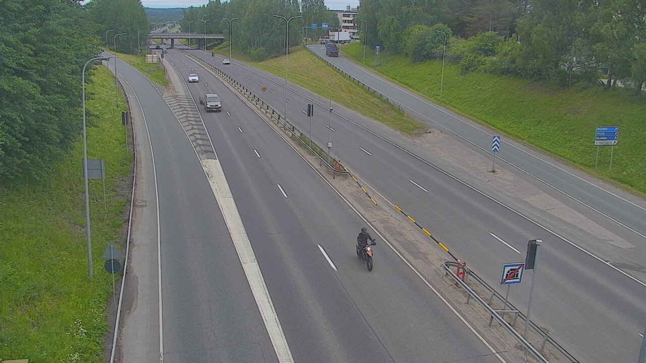 Weather Camera Image Väg 4, Rovaniemi, Revontuli pohjoinen, Rovaniemi, Lappi