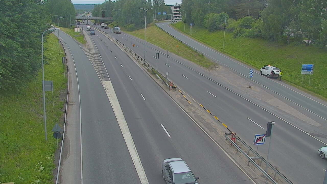 Weather Camera Image Väg 4, Rovaniemi, Revontuli pohjoinen, Rovaniemi, Lappi