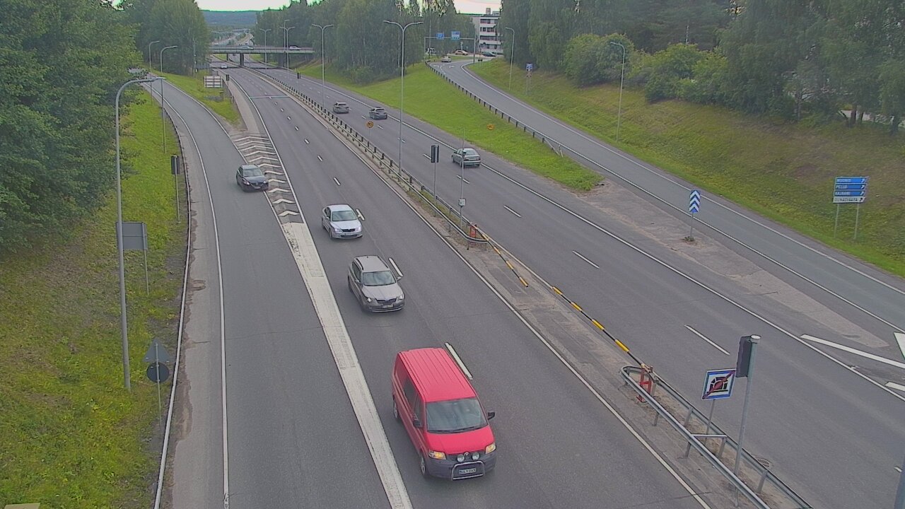 Weather Camera Image Road 4, Rovaniemi, Revontuli pohjoinen, Rovaniemi, Lappi