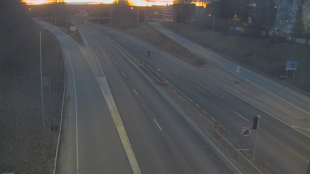 Weather Camera Image Väg 4, Rovaniemi, Revontuli pohjoinen, Rovaniemi, Lappi