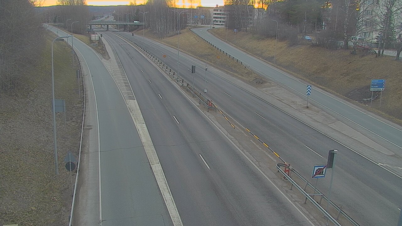 Weather Camera Image Väg 4, Rovaniemi, Revontuli pohjoinen, Rovaniemi, Lappi