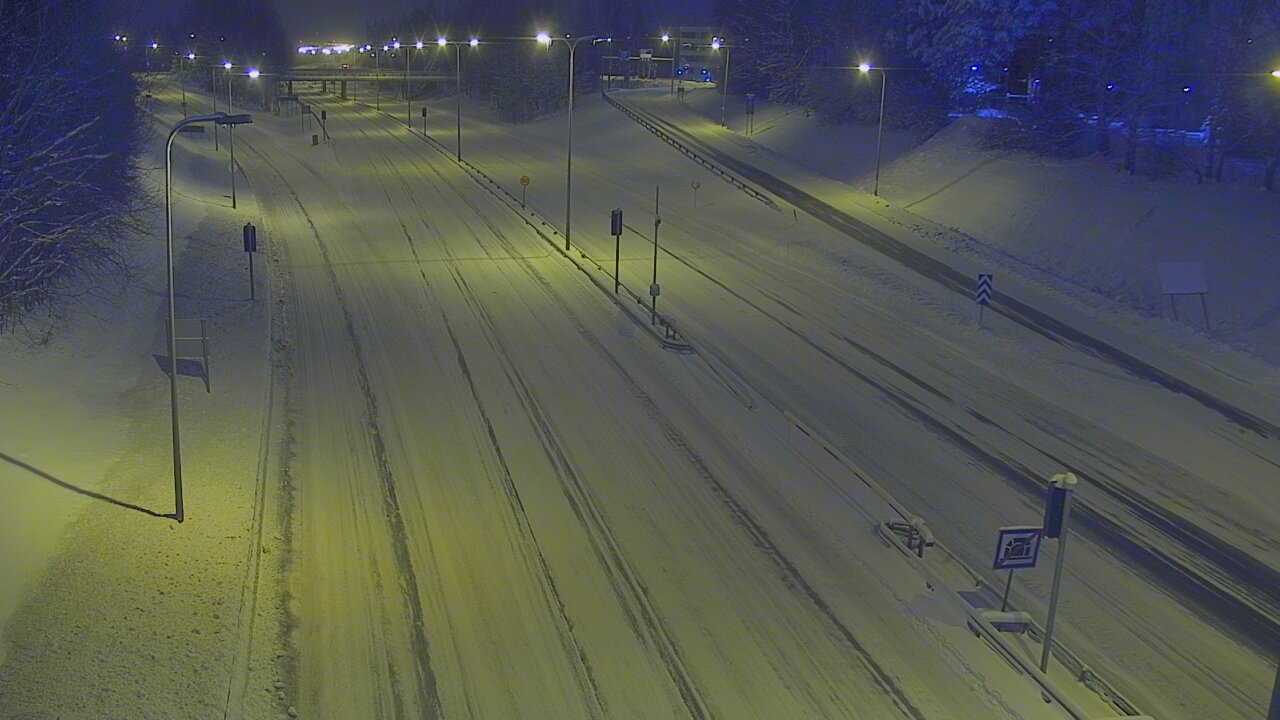 Weather Camera Image Road 4, Rovaniemi, Revontuli pohjoinen, Rovaniemi, Lappi