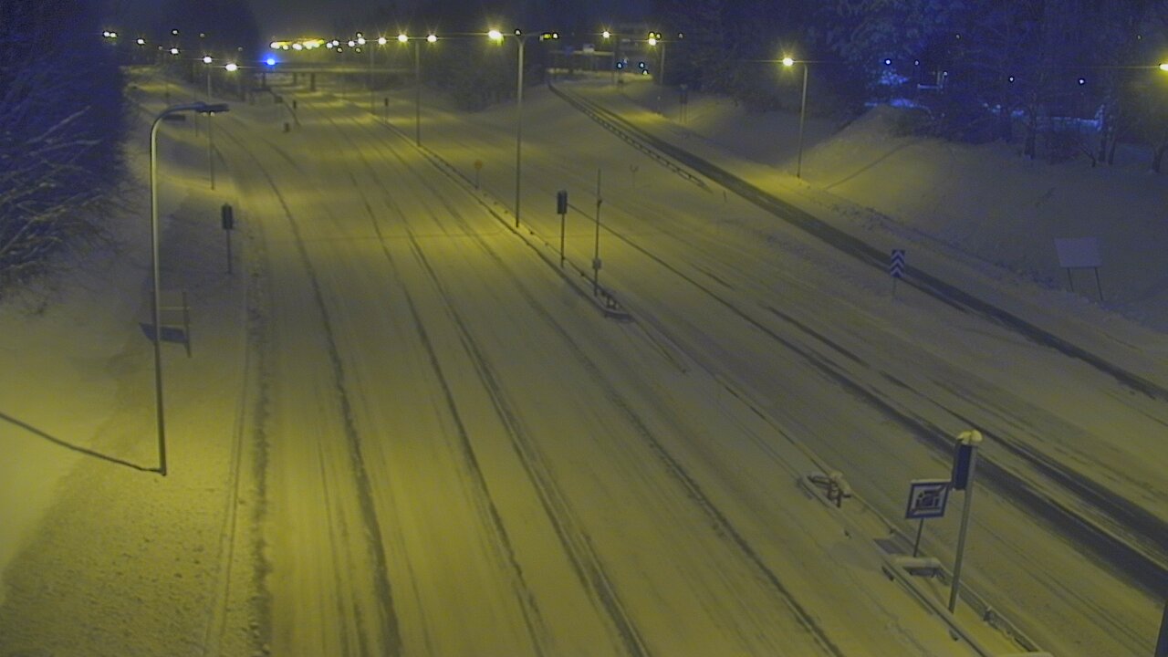 Weather Camera Image Road 4, Rovaniemi, Revontuli pohjoinen, Rovaniemi, Lappi