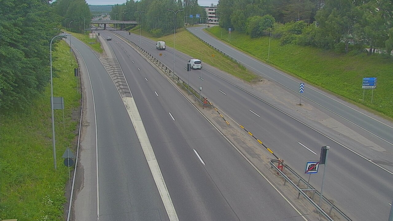 Weather Camera Image Väg 4, Rovaniemi, Revontuli pohjoinen, Rovaniemi, Lappi
