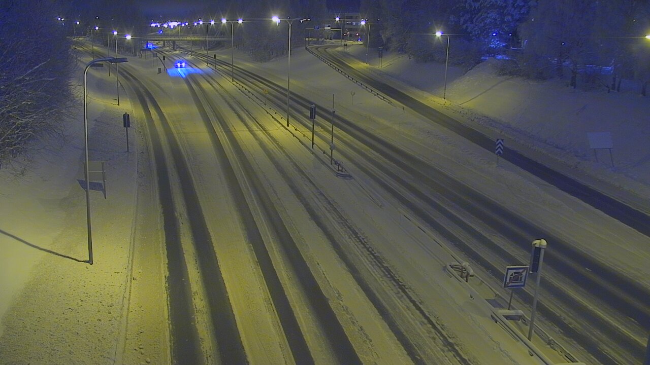 Weather Camera Image Väg 4, Rovaniemi, Revontuli pohjoinen, Rovaniemi, Lappi