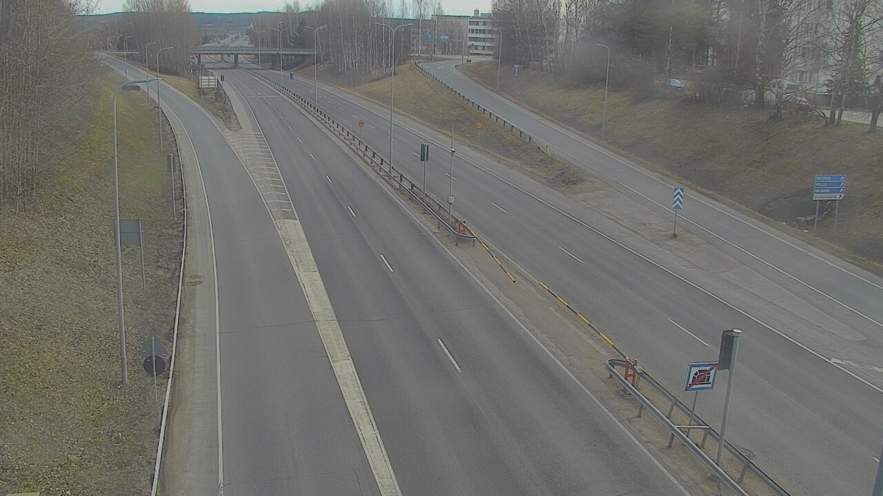 Weather Camera Image Väg 4, Rovaniemi, Revontuli pohjoinen, Rovaniemi, Lappi
