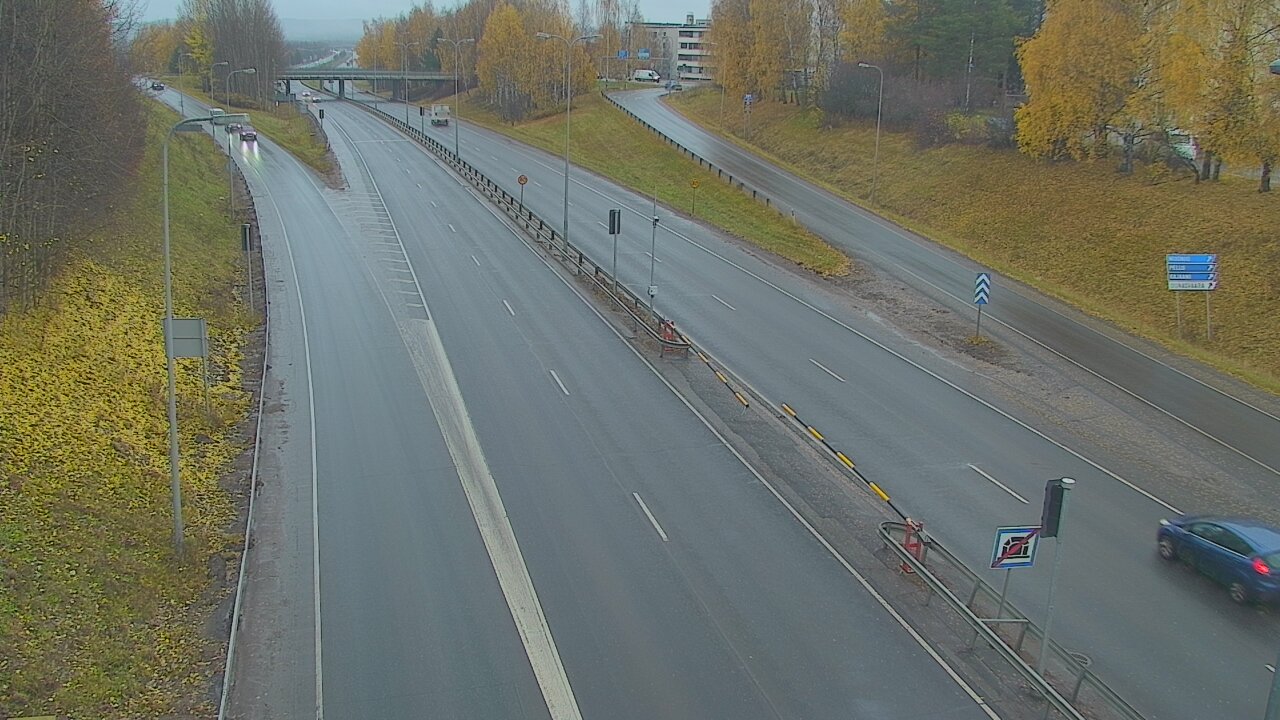 Weather Camera Image Road 4, Rovaniemi, Revontuli pohjoinen, Rovaniemi, Lappi