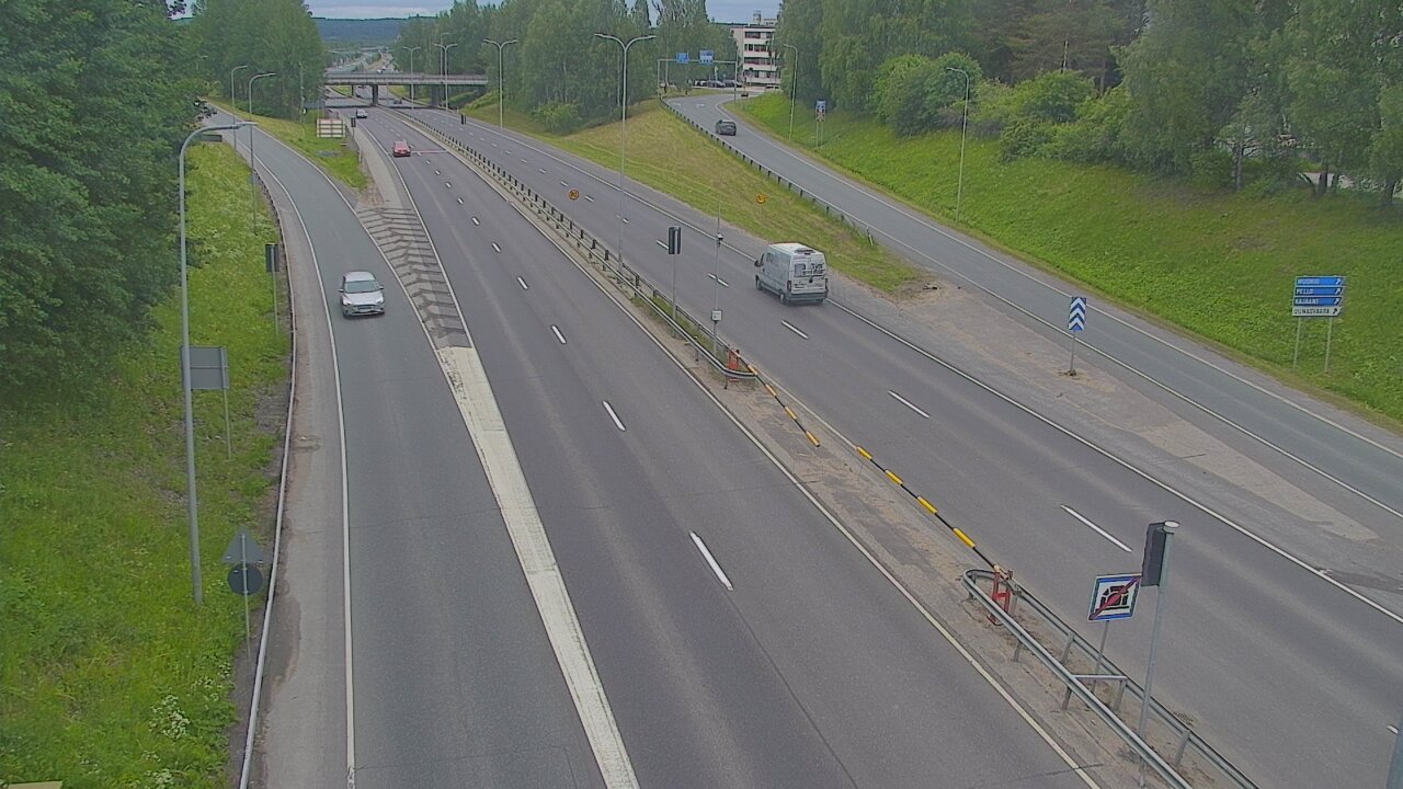 Weather Camera Image Väg 4, Rovaniemi, Revontuli pohjoinen, Rovaniemi, Lappi
