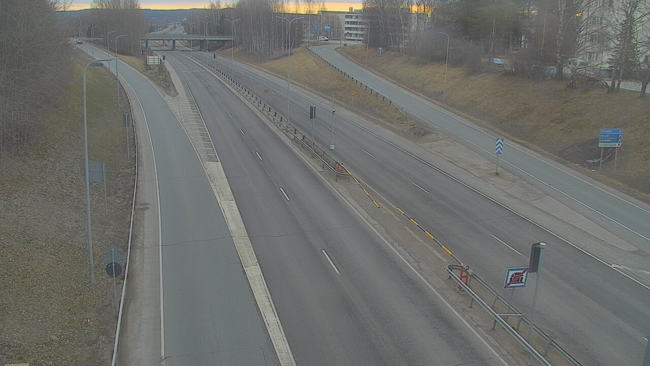 Weather Camera Image Väg 4, Rovaniemi, Revontuli pohjoinen, Rovaniemi, Lappi