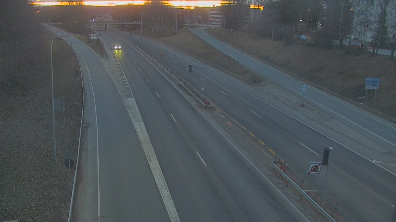 Weather Camera Image Väg 4, Rovaniemi, Revontuli pohjoinen, Rovaniemi, Lappi