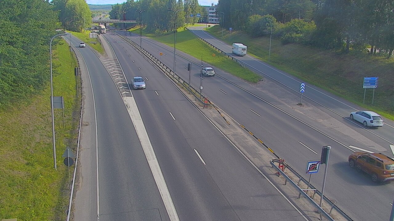Weather Camera Image Road 4, Rovaniemi, Revontuli pohjoinen, Rovaniemi, Lappi