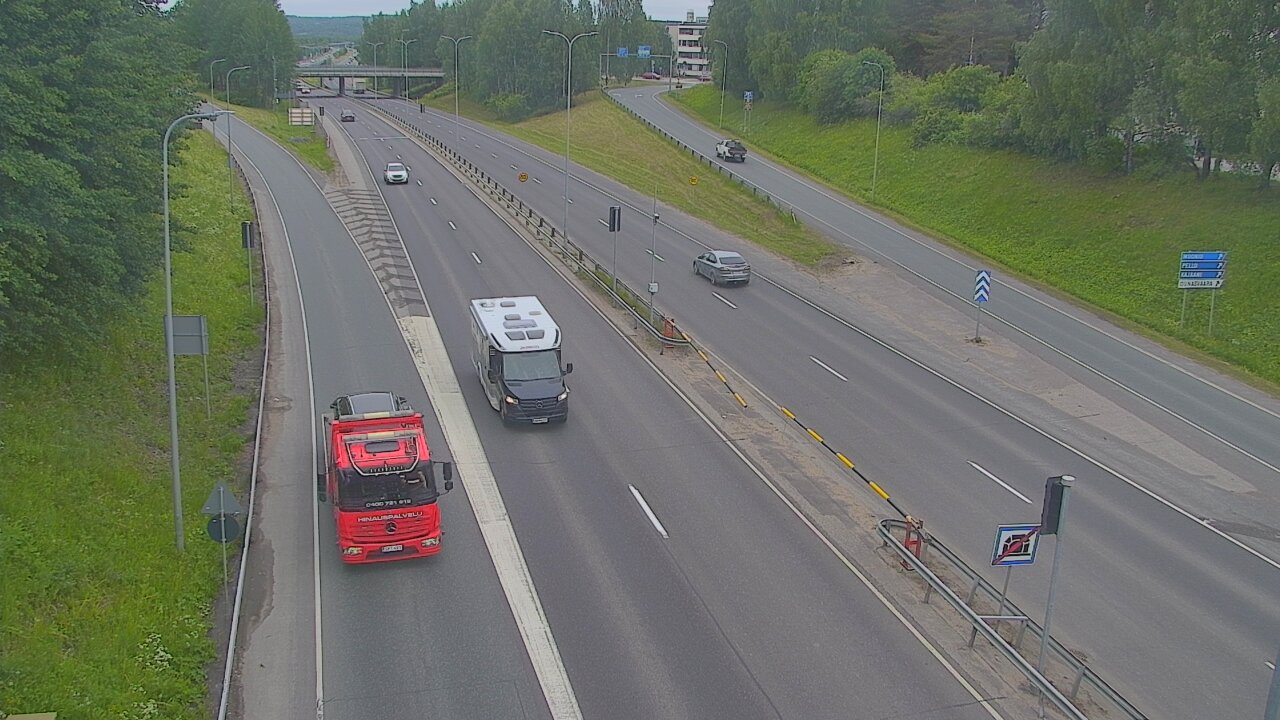 Weather Camera Image Väg 4, Rovaniemi, Revontuli pohjoinen, Rovaniemi, Lappi