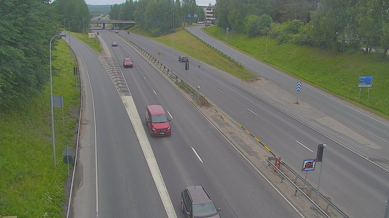 Weather Camera Image Väg 4, Rovaniemi, Revontuli pohjoinen, Rovaniemi, Lappi