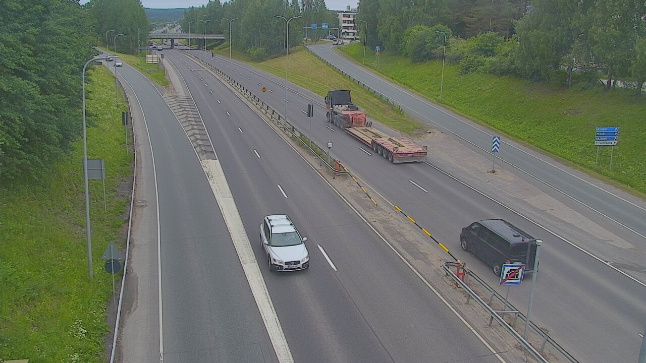 Weather Camera Image Väg 4, Rovaniemi, Revontuli pohjoinen, Rovaniemi, Lappi