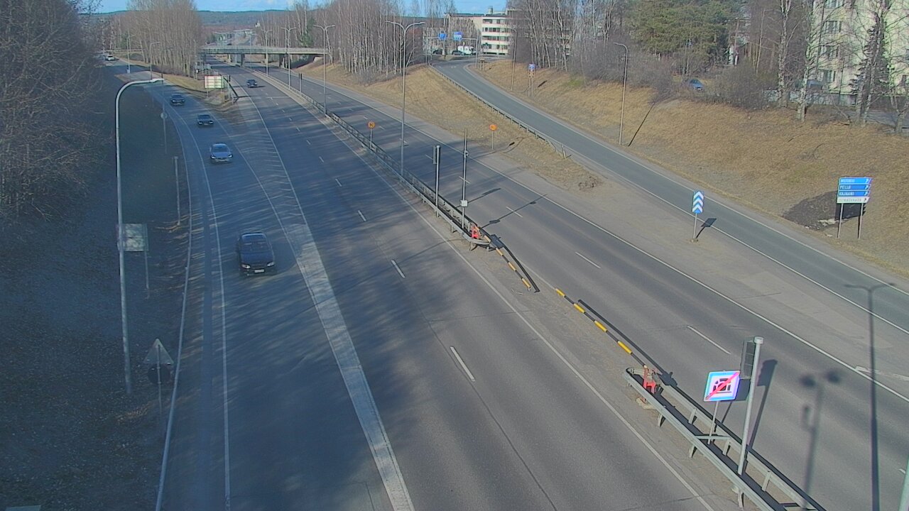 Weather Camera Image Väg 4, Rovaniemi, Revontuli pohjoinen, Rovaniemi, Lappi