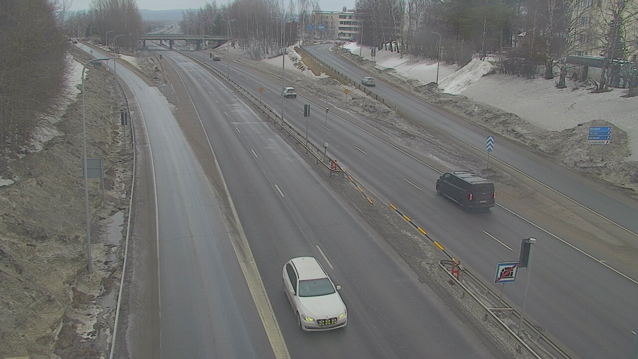 Weather Camera Image Väg 4, Rovaniemi, Revontuli pohjoinen, Rovaniemi, Lappi