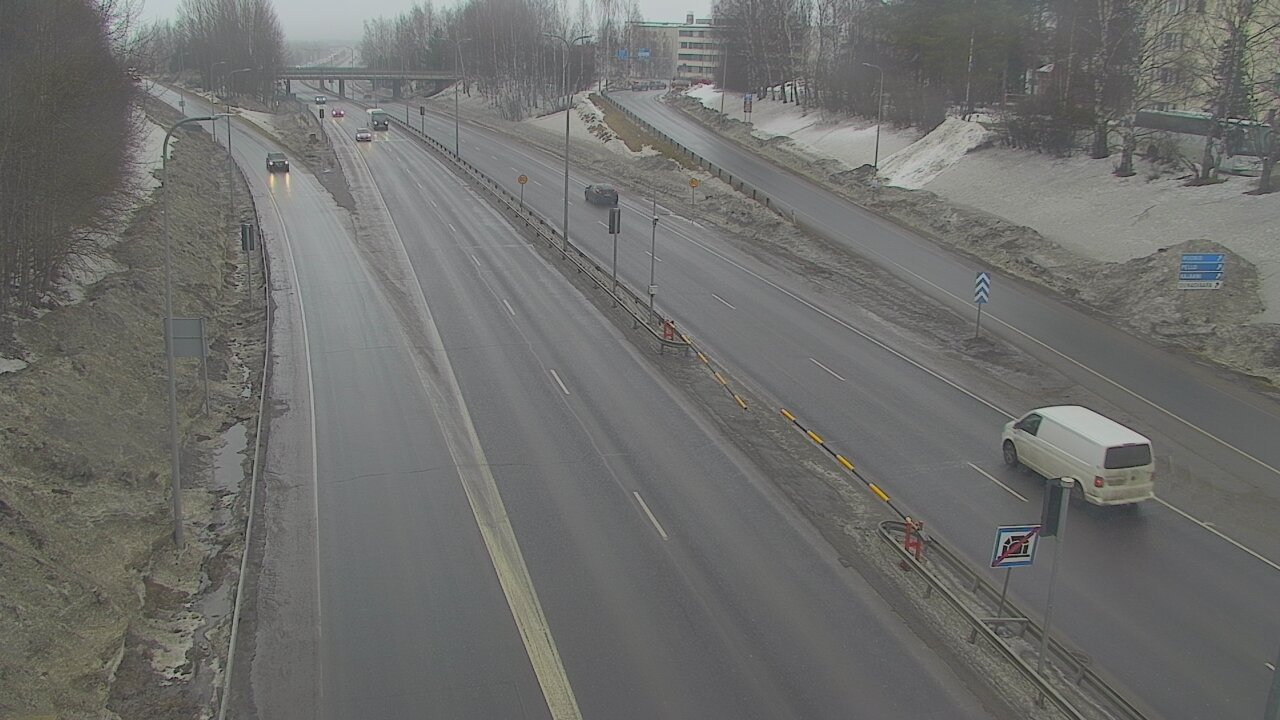 Weather Camera Image Väg 4, Rovaniemi, Revontuli pohjoinen, Rovaniemi, Lappi