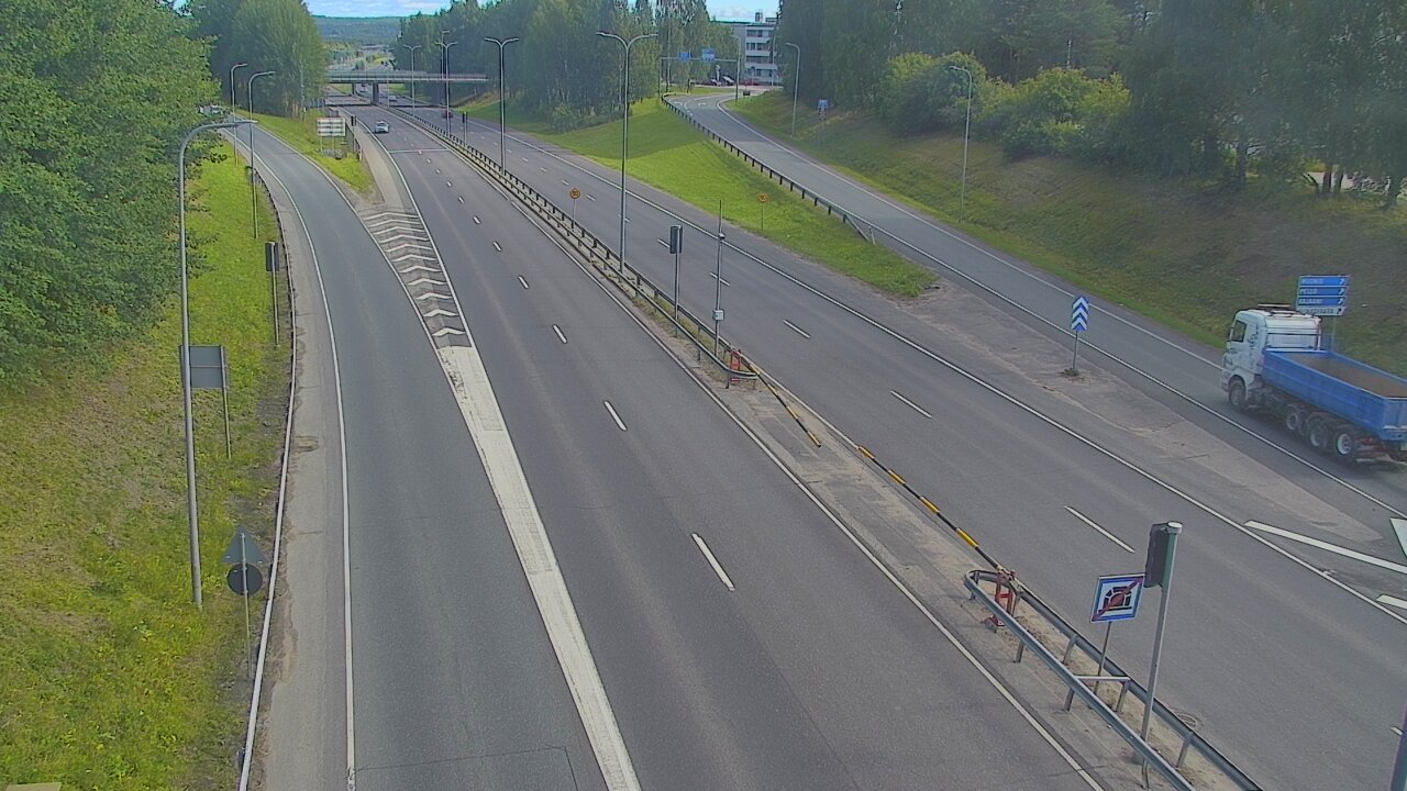 Weather Camera Image Road 4, Rovaniemi, Revontuli pohjoinen, Rovaniemi, Lappi