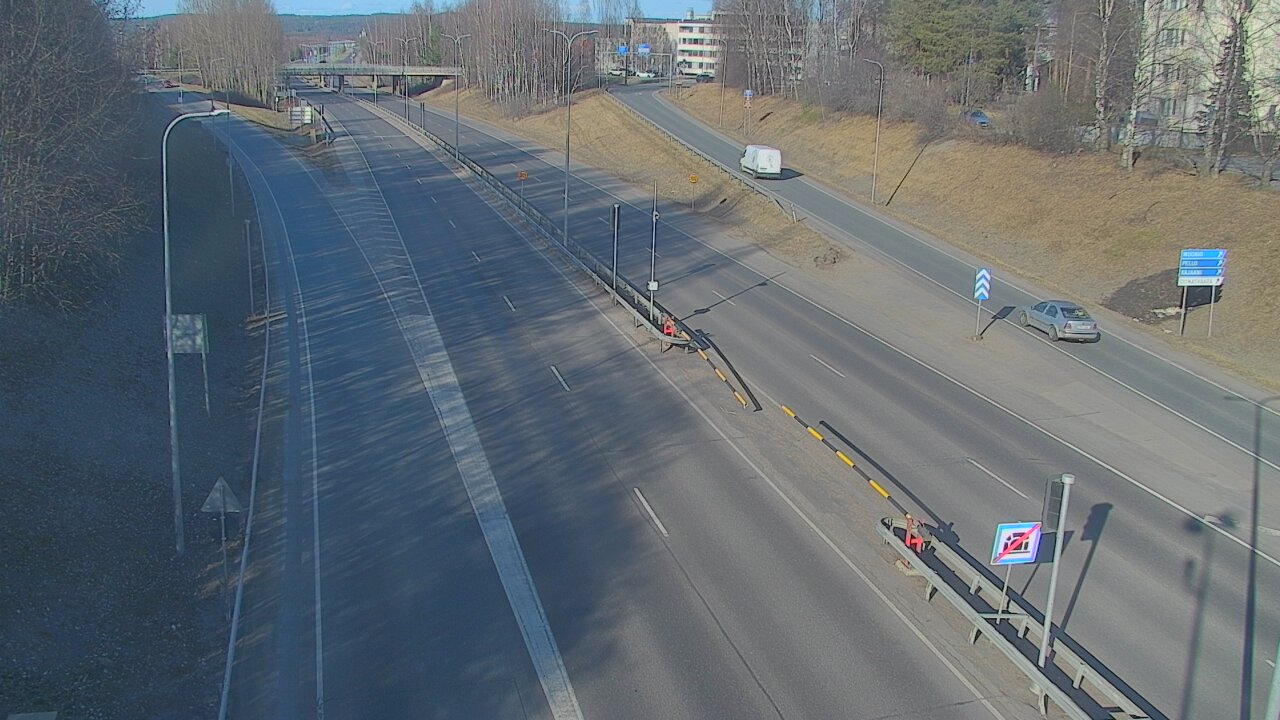 Weather Camera Image Väg 4, Rovaniemi, Revontuli pohjoinen, Rovaniemi, Lappi