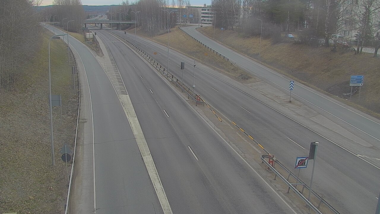 Weather Camera Image Väg 4, Rovaniemi, Revontuli pohjoinen, Rovaniemi, Lappi