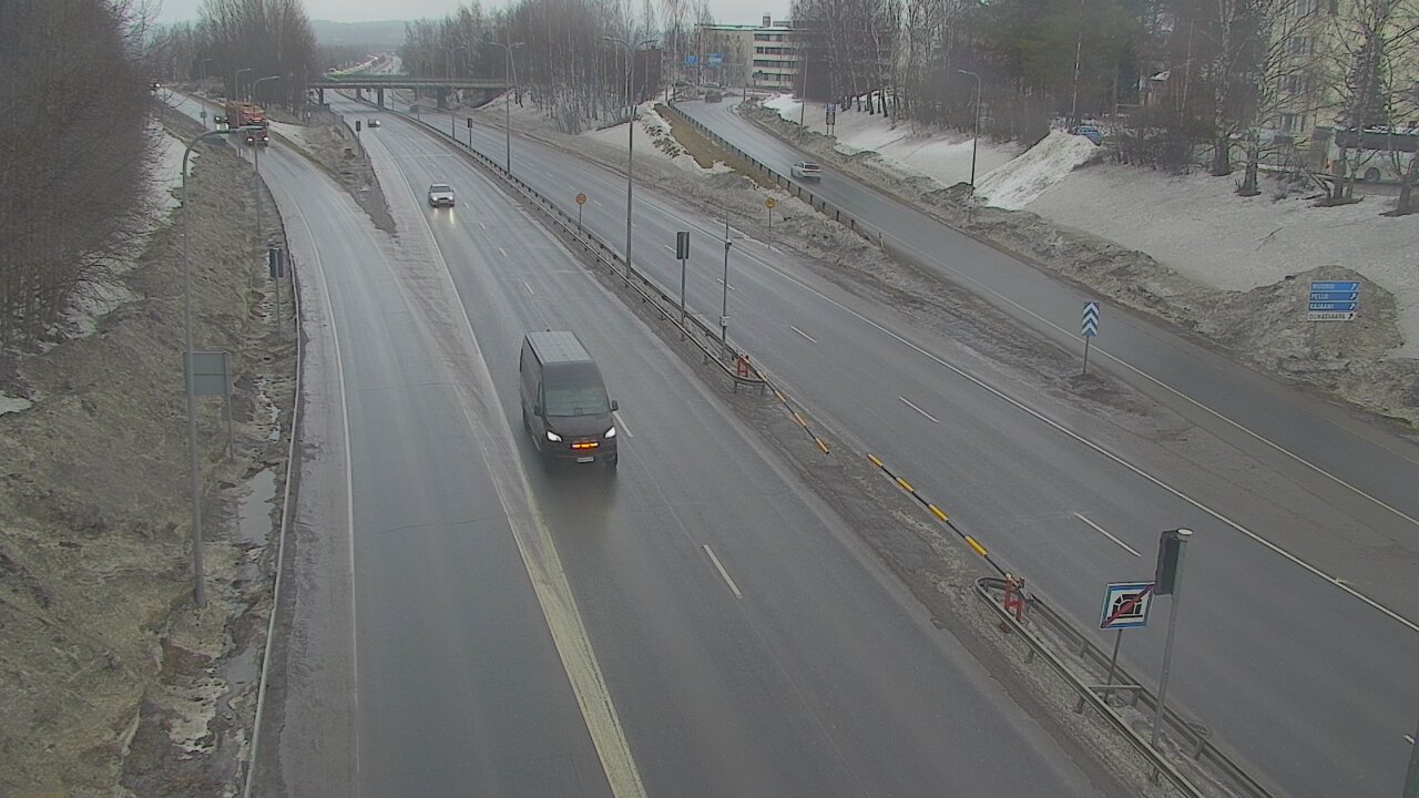 Weather Camera Image Väg 4, Rovaniemi, Revontuli pohjoinen, Rovaniemi, Lappi