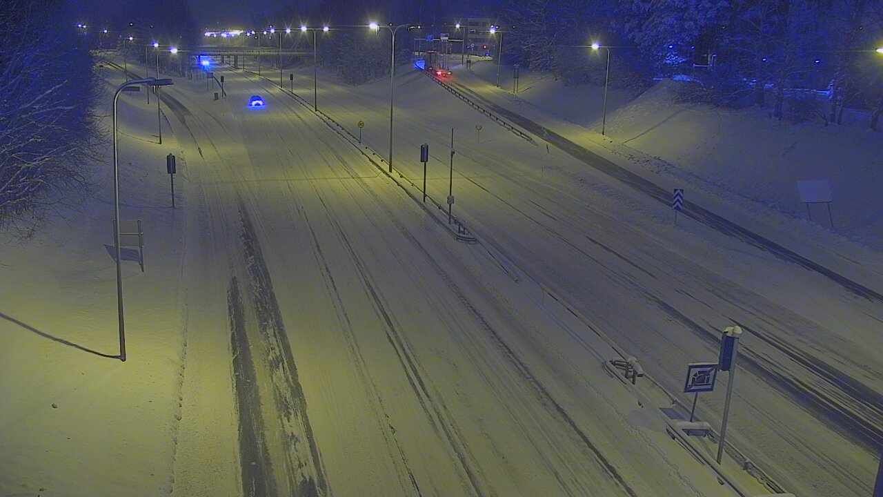 Weather Camera Image Road 4, Rovaniemi, Revontuli pohjoinen, Rovaniemi, Lappi