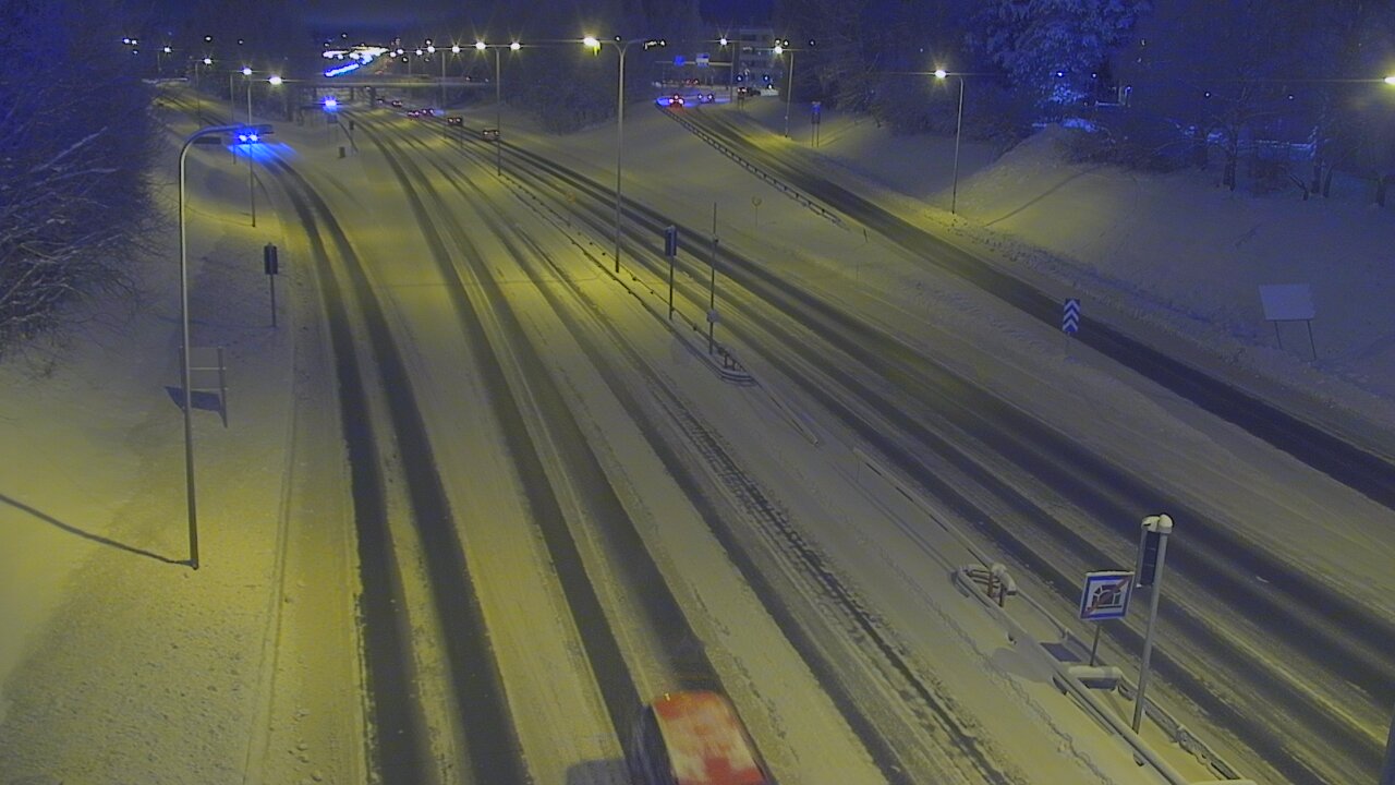 Weather Camera Image Väg 4, Rovaniemi, Revontuli pohjoinen, Rovaniemi, Lappi