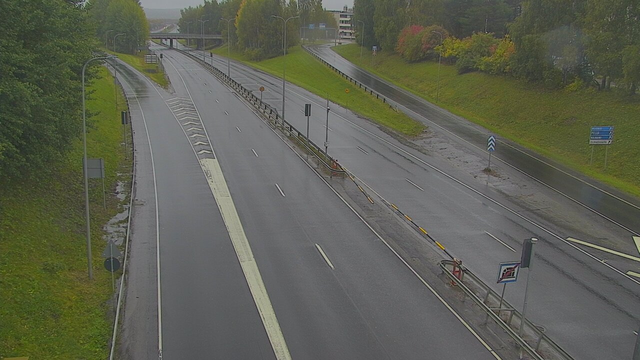 Weather Camera Image Road 4, Rovaniemi, Revontuli pohjoinen, Rovaniemi, Lappi