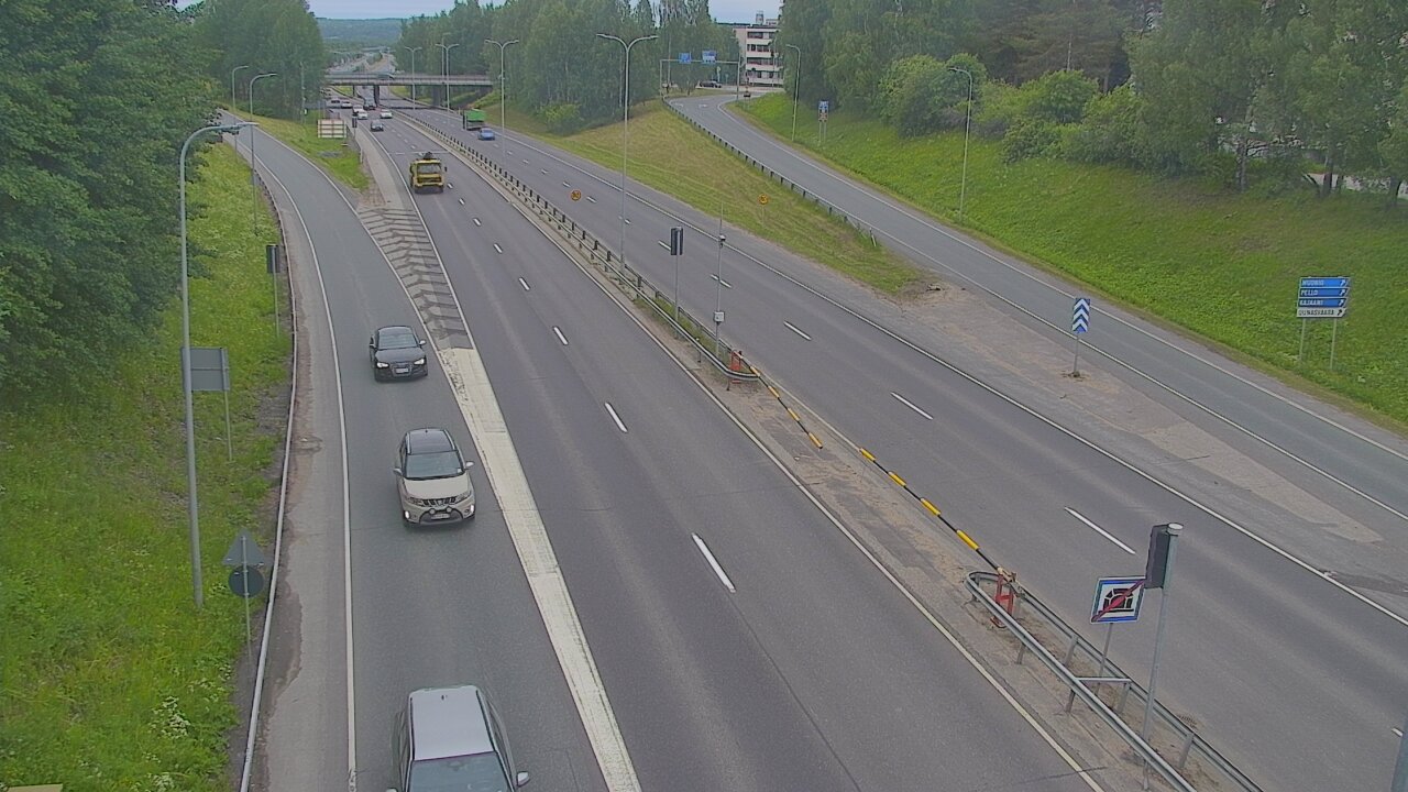 Weather Camera Image Väg 4, Rovaniemi, Revontuli pohjoinen, Rovaniemi, Lappi