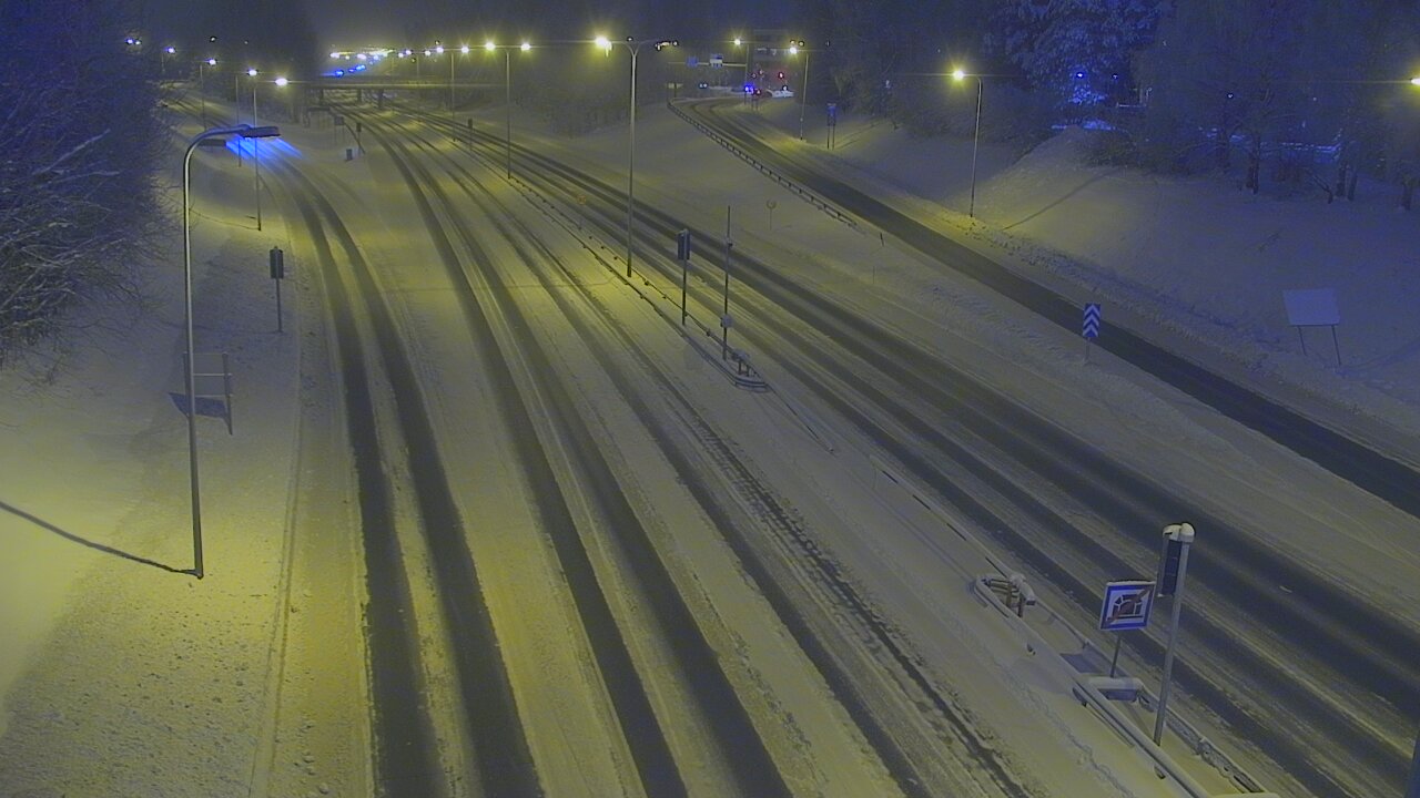 Weather Camera Image Väg 4, Rovaniemi, Revontuli pohjoinen, Rovaniemi, Lappi