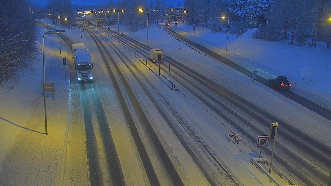 Weather Camera Image Road 4, Rovaniemi, Revontuli pohjoinen, Rovaniemi, Lappi
