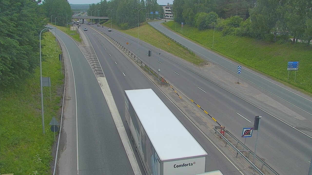 Weather Camera Image Väg 4, Rovaniemi, Revontuli pohjoinen, Rovaniemi, Lappi