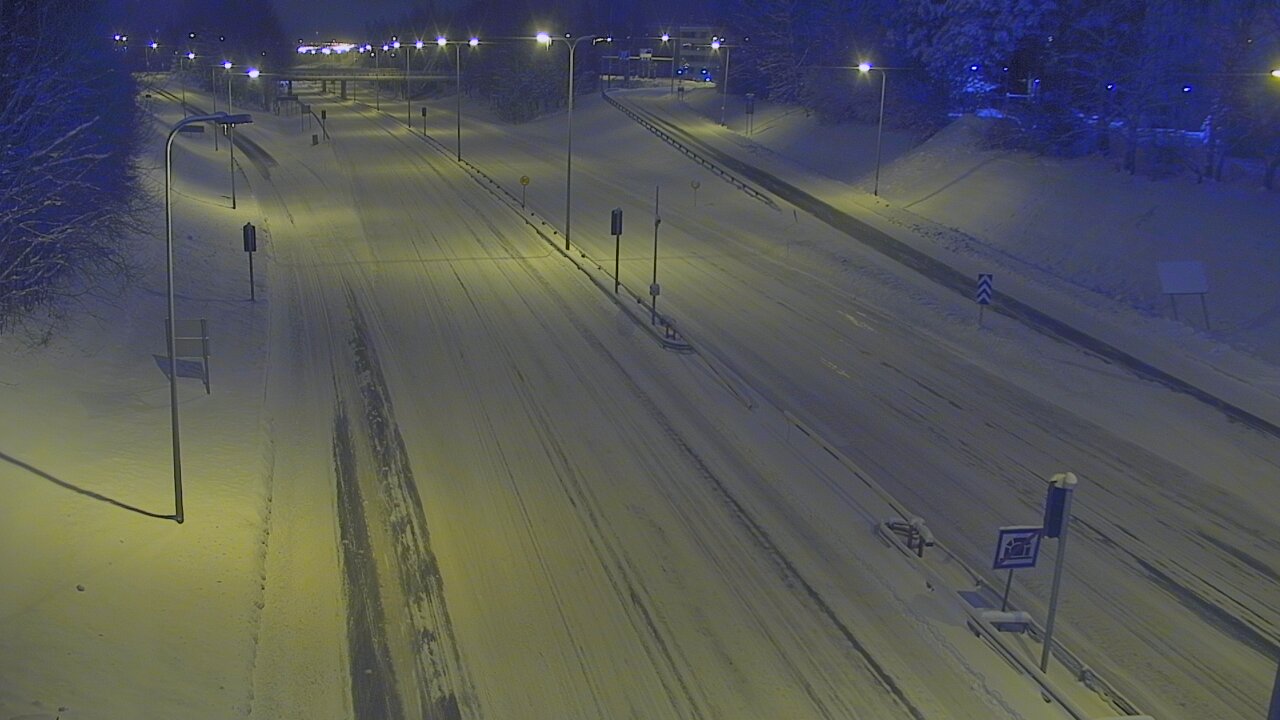 Weather Camera Image Road 4, Rovaniemi, Revontuli pohjoinen, Rovaniemi, Lappi