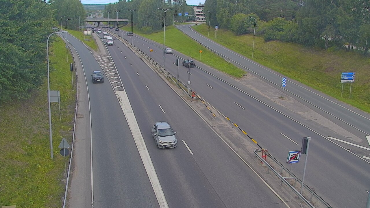 Weather Camera Image Road 4, Rovaniemi, Revontuli pohjoinen, Rovaniemi, Lappi