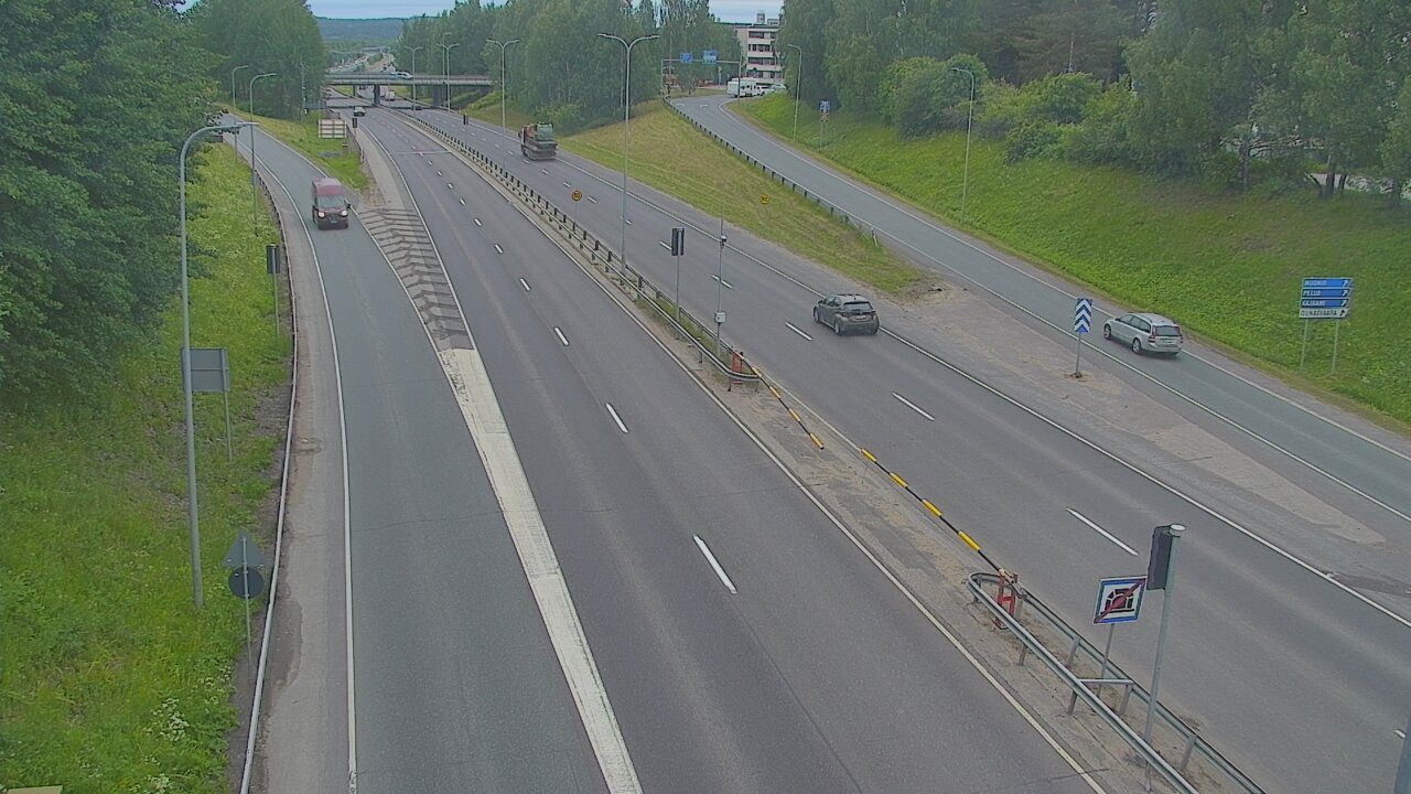 Weather Camera Image Väg 4, Rovaniemi, Revontuli pohjoinen, Rovaniemi, Lappi