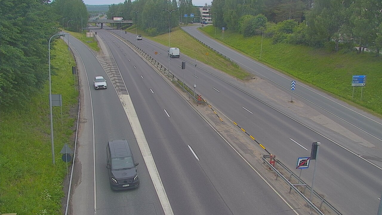 Weather Camera Image Väg 4, Rovaniemi, Revontuli pohjoinen, Rovaniemi, Lappi