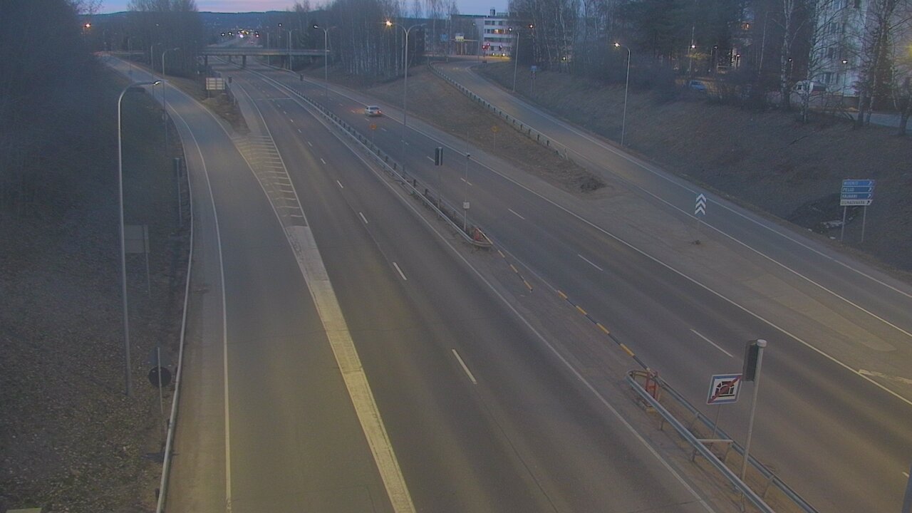 Weather Camera Image Road 4, Rovaniemi, Revontuli pohjoinen, Rovaniemi, Lappi