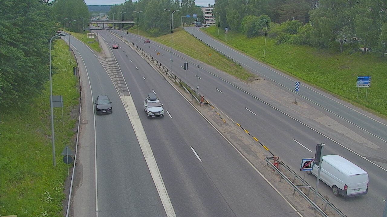 Weather Camera Image Väg 4, Rovaniemi, Revontuli pohjoinen, Rovaniemi, Lappi