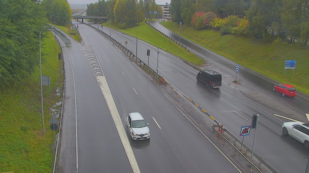 Weather Camera Image Väg 4, Rovaniemi, Revontuli pohjoinen, Rovaniemi, Lappi